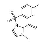 3-iodo-1-tosyl-1H-indole-2-carbaldehyde结构式