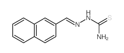 Hydrazinecarbothioamide,2-(2-naphthalenylmethylene)- Structure