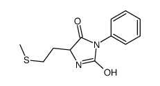5-[2-(Methylthio)ethyl]-3-phenyl-2,4-imidazolidinedione Structure