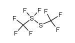 difluoro(trifluoromethyl)trifluormethylsulfanylsulfur(IV) Structure