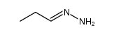 propionaldehyde hydrazone Structure