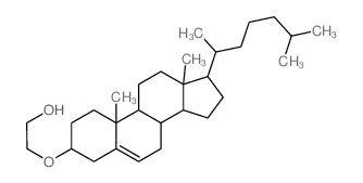 Ethanol, 2-[(3b)-cholest-5-en-3-yloxy]- structure