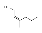 (Z)-3-methylhex-2-en-1-ol Structure