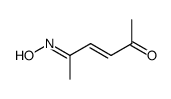 3-Hexene-2,5-dione, monooxime (8CI,9CI) Structure