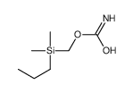 [dimethyl(propyl)silyl]methyl carbamate结构式