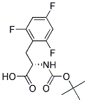 Boc-2,4,6-Trifluoro-L-Phenylalanine结构式