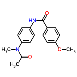 N-{4-[Acetyl(methyl)amino]phenyl}-4-methoxybenzamide Structure