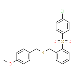 (4-CHLOROPHENYL)(2-([(4-METHOXYBENZYL)SULFANYL]METHYL)PHENYL)DIOXO-LAMBDA6-SULFANE picture