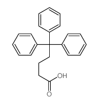 Benzenepentanoic acid, d,d-diphenyl- structure