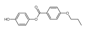 4-hydroxy-4'-[(p-propoxy)benzoyloxy]phenyl Structure