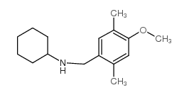 N-[(4-methoxy-2,5-dimethylphenyl)methyl]cyclohexanamine结构式