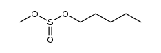 sulfurous acid methyl ester pentyl ester结构式