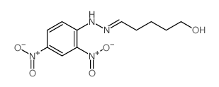 (5E)-5-[(2,4-dinitrophenyl)hydrazinylidene]pentan-1-ol结构式