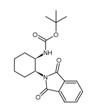 tert-butyl [(1R,2S)-2-(phthalimido)cyclohexyl]-carbamate Structure