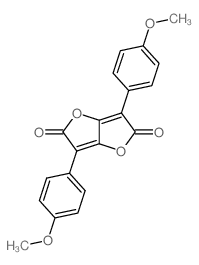 Furo[3,2-b]furan-2,5-dione,3,6-bis(4-methoxyphenyl)-结构式