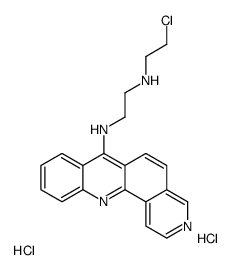 N-(Benzo[b][1,8]phenanthrolin-7-yl)-N'-(2-chloroethyl)-1,2-ethane diamine dihydrochloride Structure