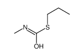 S-propyl N-methylcarbamothioate Structure