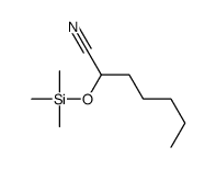 2-trimethylsilyloxyheptanenitrile Structure