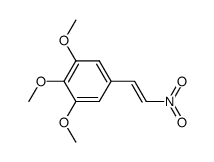 1-(3,4,5-trimethoxyphenyl)-2-nitroethene structure