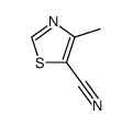 4-methyl-thiazole-5-carbonitrile结构式