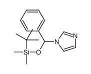 tert-butyl-[imidazol-1-yl(phenyl)methoxy]-dimethylsilane结构式