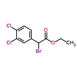 Ethyl bromo(3,4-dichlorophenyl)acetate structure