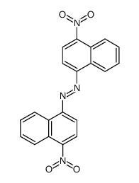 1,2-bis(4-nitronaphthalen-1-yl)diazene Structure