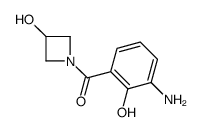 (3-amino-2-hydroxyphenyl)-(3-hydroxyazetidin-1-yl)methanone Structure