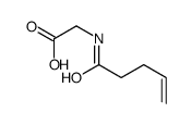 2-(pent-4-enoylamino)acetic acid Structure