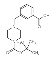 3-(4-N-BOC-PIPERAZIN-1-YL)METHYLBENZOIC ACID Structure