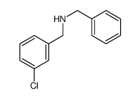 N-BENZYL(3-CHLOROPHENYL)METHANAMINE结构式