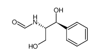 (1S,2S)-2-formylamino-1-phenyl-1,3-propanediol结构式