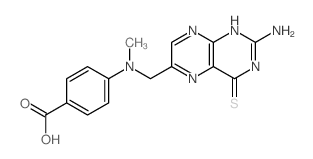 4-[(2-amino-4-sulfanylidene-1H-pteridin-6-yl)methyl-methyl-amino]benzoic acid picture