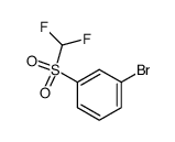 [3-Brom-phenyl]-difluormethyl-sulfon Structure