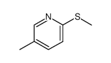 5-Methyl-2-(methylthio)pyridine结构式