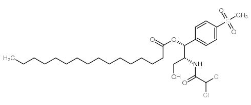 [R-(R*,R*)]-2-[(dichloroacetyl)amino]-3-hydroxy-1-[4-(methylsulfonyl)phenyl]propyl palmitate picture