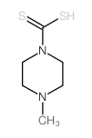 1-Piperazinecarbodithioicacid, 4-methyl-结构式
