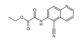 6-ethoxyalylaminoquinoline-5-carbonitrile结构式
