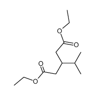 3-isopropyl-glutaric acid diethyl ester结构式