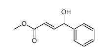 methyl 4-hydroxy-4-phenyl-(E)-but-2-enoate结构式