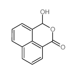 1H,3H-Naphtho[1,8-cd]pyran-1-one,3-hydroxy- Structure