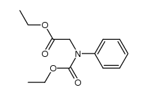 ethyl 2-((ethoxycarbonyl)(phenyl)amino)acetate结构式