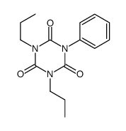 1-phenyl-3,5-dipropyl-1,3,5-triazinane-2,4,6-trione Structure