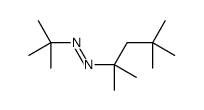tert-butyl(2,4,4-trimethylpentan-2-yl)diazene结构式