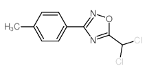 5-(Dichloromethyl)-3-(p-tolyl)-1,2,4-oxadiazole Structure