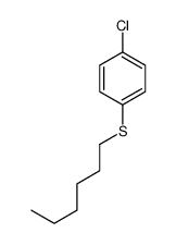 1-chloro-4-hexylsulfanylbenzene结构式