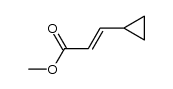 Methyl 3-cyclopropylacrylate Structure