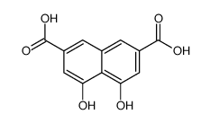 4,5-二羟基-2,7-萘二羧酸结构式