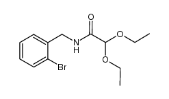 N-(2-bromobenzyl)-2,2-diethoxyacetamide Structure