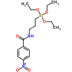 4-Nitro-N-[3-(triethoxysilyl)propyl]benzamide Structure
